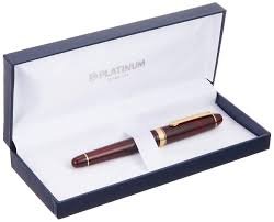 Platinum #3776 Century Dubbelbredd Reservoarpenna - Bourgogne